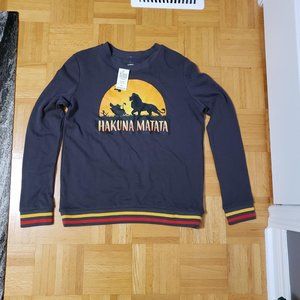 Hakuna Matata (The Lion King) Pullover Crew Neck Sweater (Outwear)